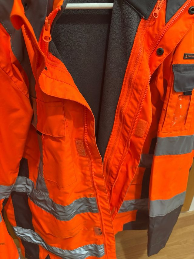 Chaqueta de trabajo Delta Plus HV Naranja