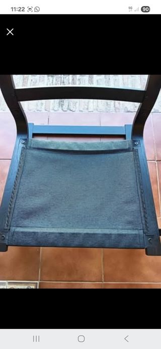 Sillón Poäng Ikea Rojo Madera
