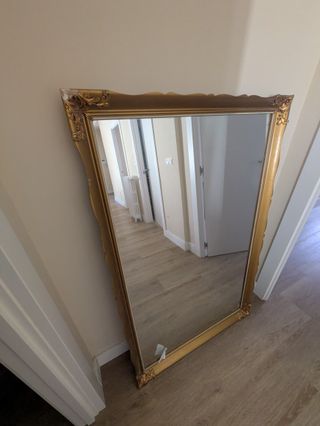 Espejo Antiguo Dorado 90x140cm