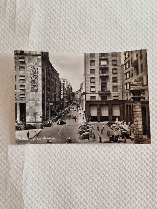 Lotto 4 cartoline Milano viaggiate 1952