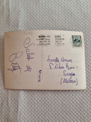 Lotto 4 cartoline Milano viaggiate 1952