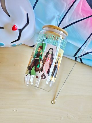 Vaso Cristal Personalizado Anime