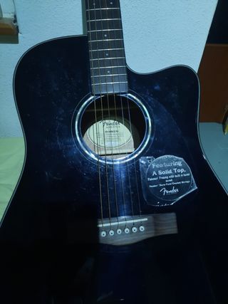 Guitarra Fender CD-140SCE/BK Acústica
