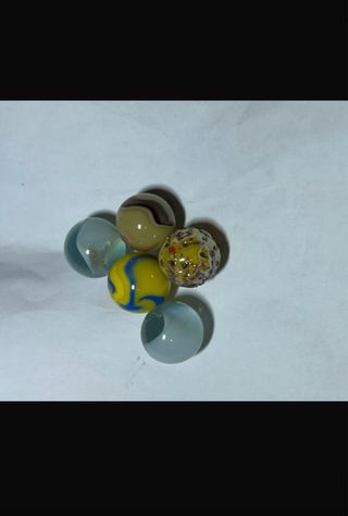 Canicas de vidrio de colores