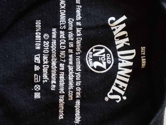 Camiseta Jack Daniel's Negra