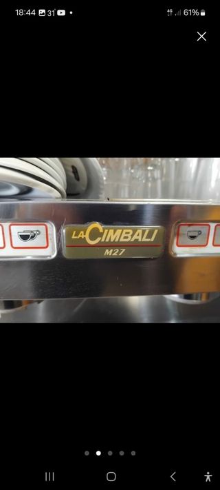 Cafetera La Cimbali M27 sin uso