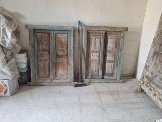 Ventanas antiguas de madera