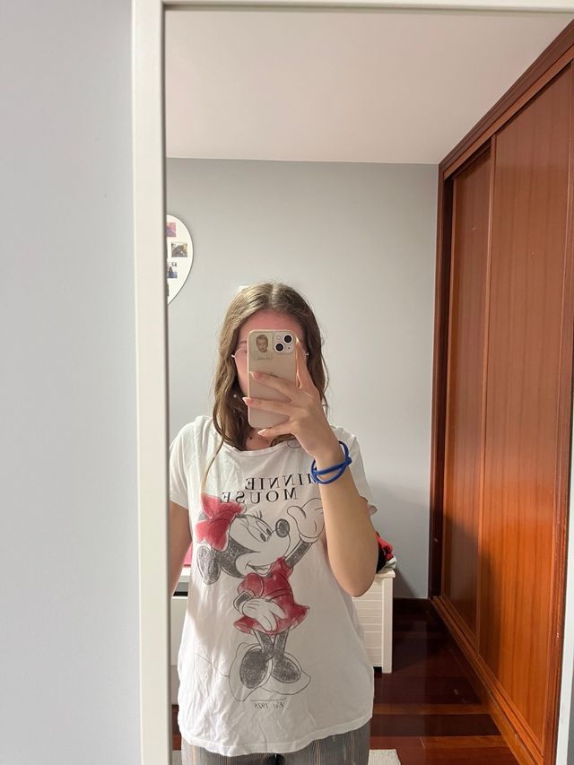 Camiseta Minnie Mouse manga corta