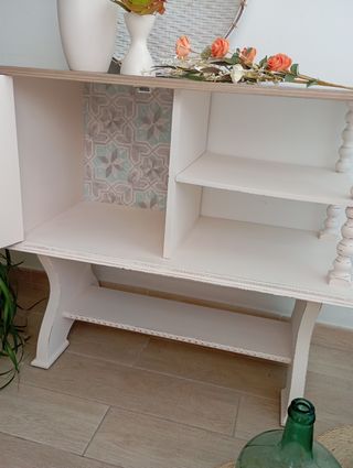 Mueble auxiliar castellano madera