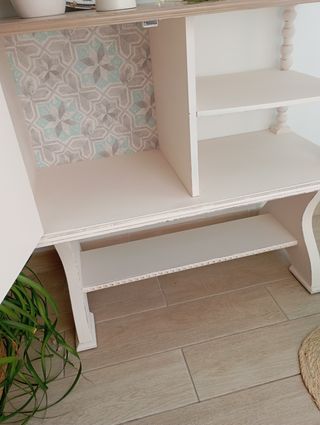 Mueble auxiliar castellano madera