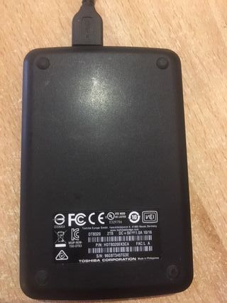 Disco Duro Externo Toshiba 2TB Negro
