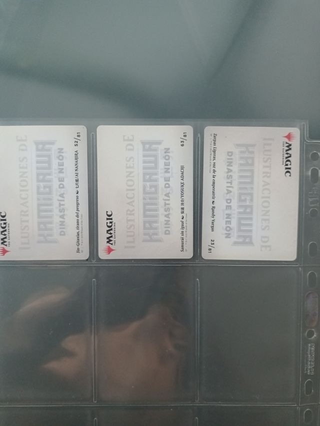 Lote 22 tarjetas arte magic