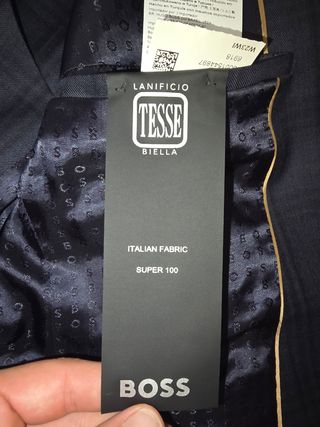 Traje Hugo Boss azul