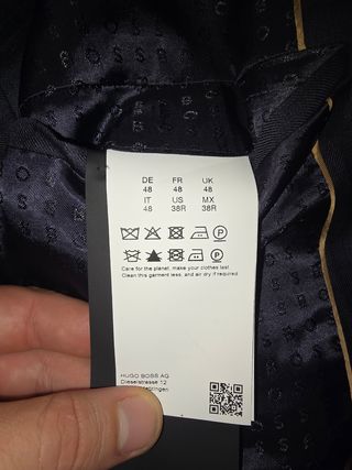 Traje Hugo Boss azul