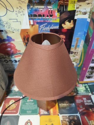 Lampada da tavolo artigianale rame opaco