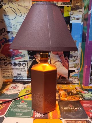 Lampada da tavolo artigianale rame opaco