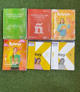 Pack de libros de 1º bachillerato en CCSS