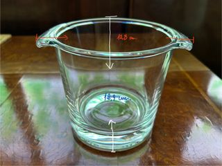 Cubitera de cristal de alta calidad