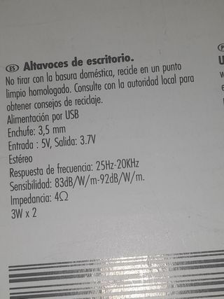 Altavoces Vido Negros Nuevos