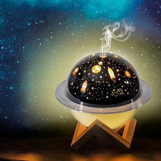 Humidificador Proyector Saturno 250ml USB LED