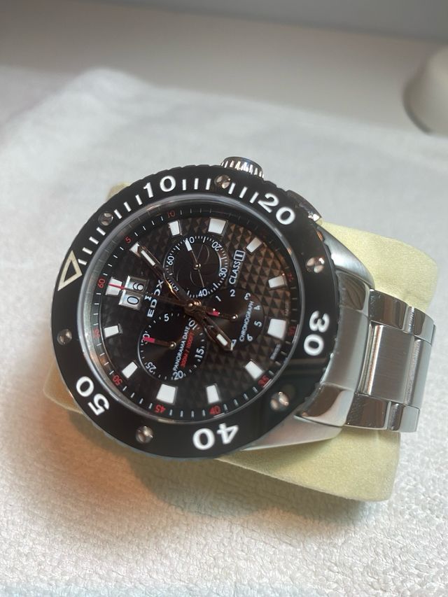 Reloj Edox Class 1 Big Date Cronógrafo