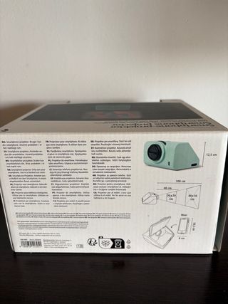 Proyector para móvil verde