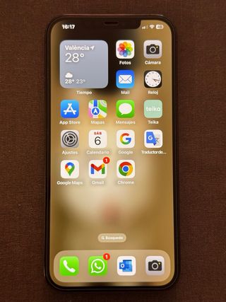 iPhone 12 Pro Max blu.