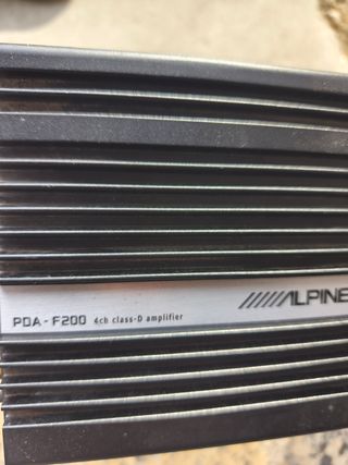 Amplificador Alpine PDA-F200 4ch