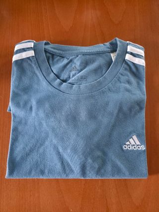 T-shirt Adidas donna blu taglia M