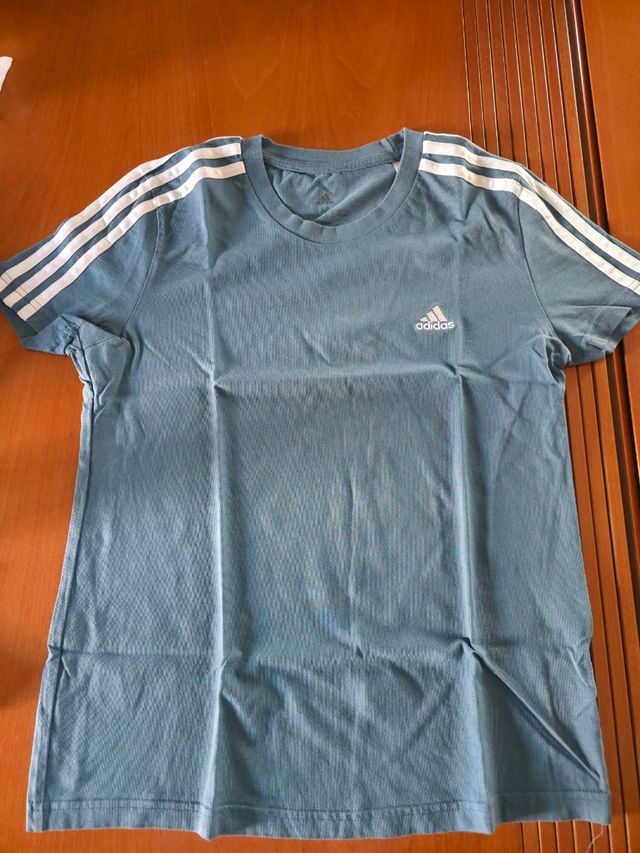T-shirt Adidas donna blu taglia M