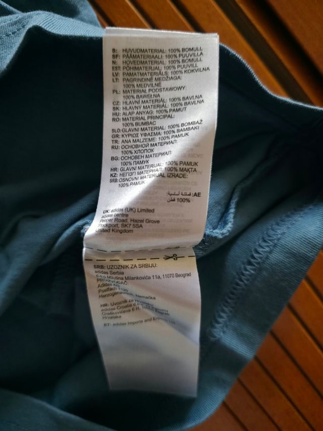 T-shirt Adidas donna blu taglia M