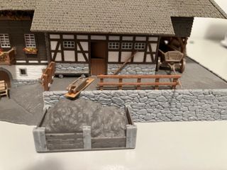 Granja con vivienda Faller H0.