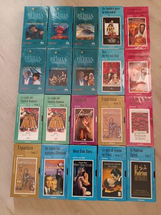 Lote 20Películas VHS Drama/Historia Español