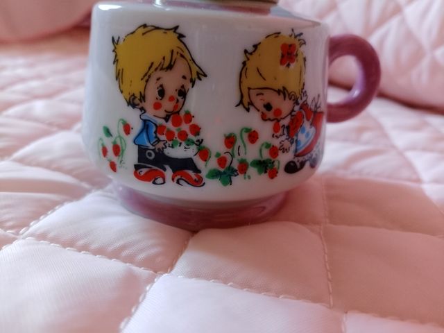 Piccola lampada decorativa con bimbi