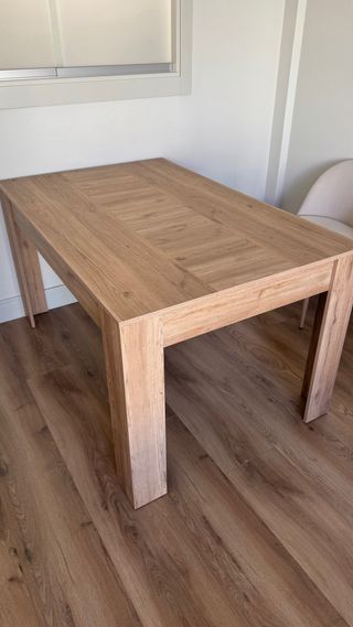Mesa de comedor de madera 4 comensales