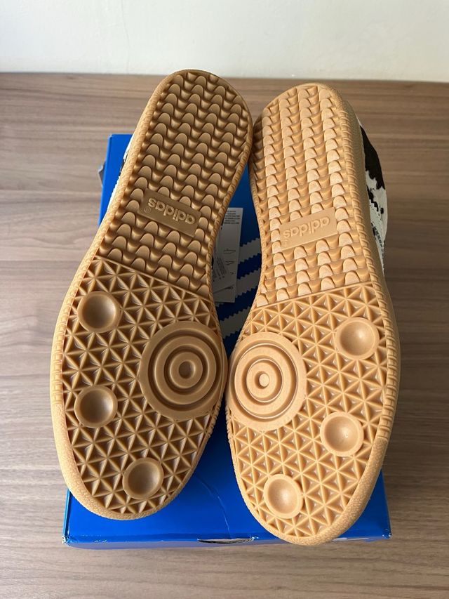 Adidas Samba OG Stampa Mucca Marrone Bianco