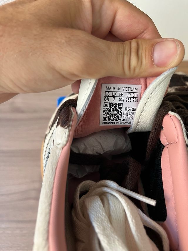 Adidas Samba OG Stampa Mucca Marrone Bianco