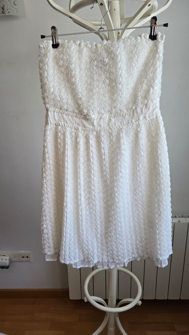 Vestido blanco de fiesta