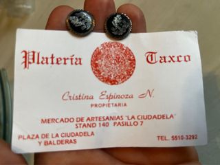 Gemelos de Plata Taxco México Artesanía