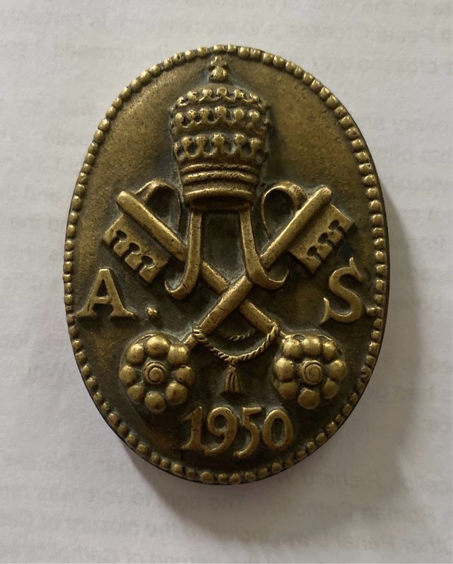 Fermacarte Anno Santo 1950 Bronzo