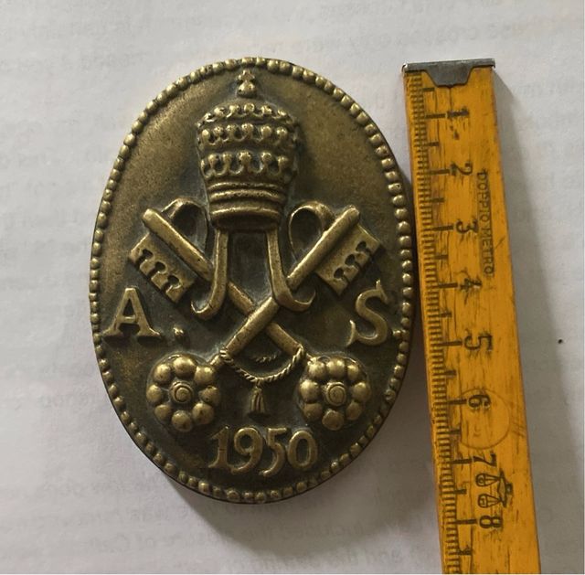 Fermacarte Anno Santo 1950 Bronzo