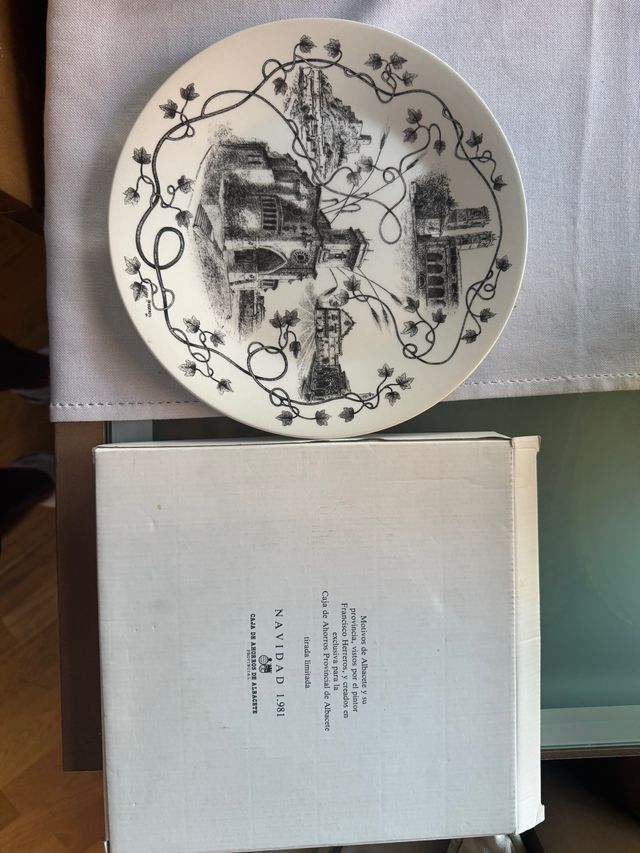 Plato Conmemorativo Albacete 1981