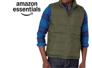 Talla XXL. Chaleco acolchado AMAZON ESSENTIALS 