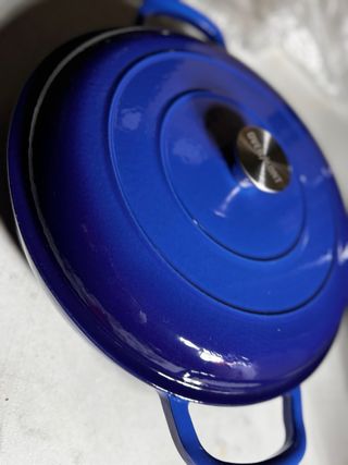 Forno olandese smaltato blu da 4,5 Qt