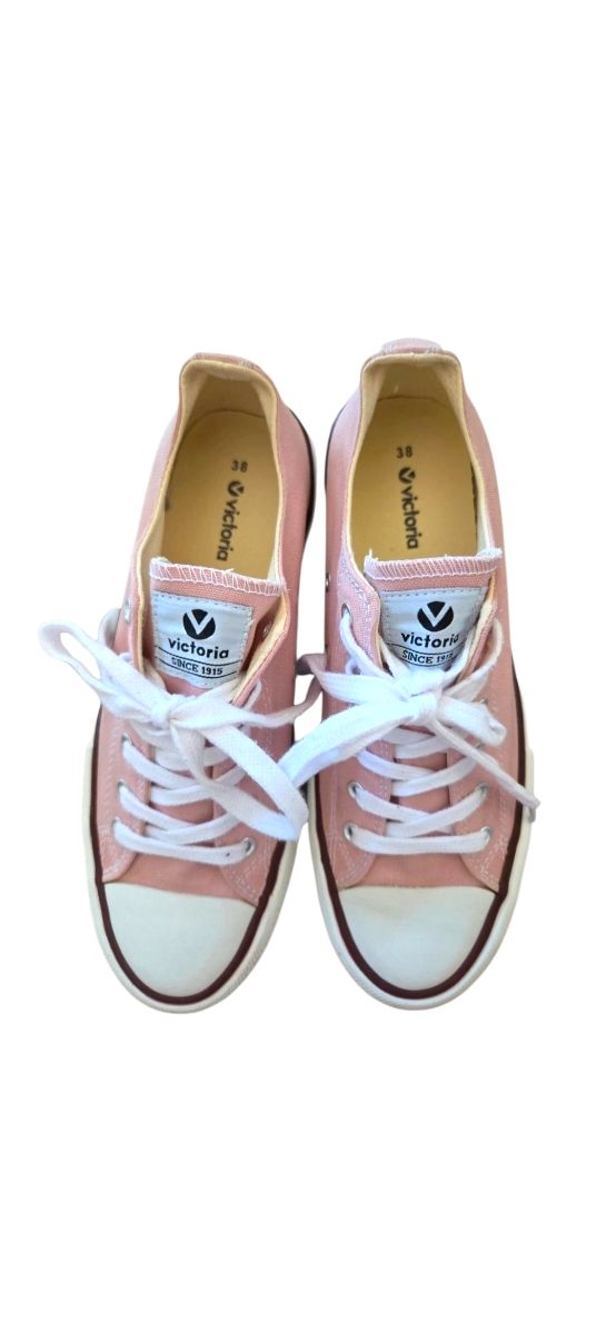 Zapatillas Victoria Rosa Lona