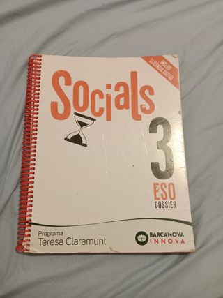 Libro sociales 3 ESO