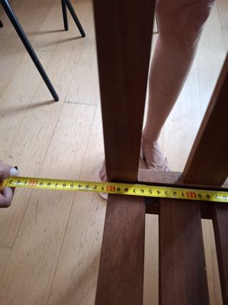 Sillón de jardín de madera exterior. Excelente.