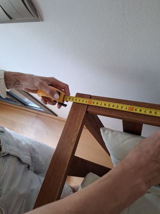 Sillón de jardín de madera exterior. Excelente.