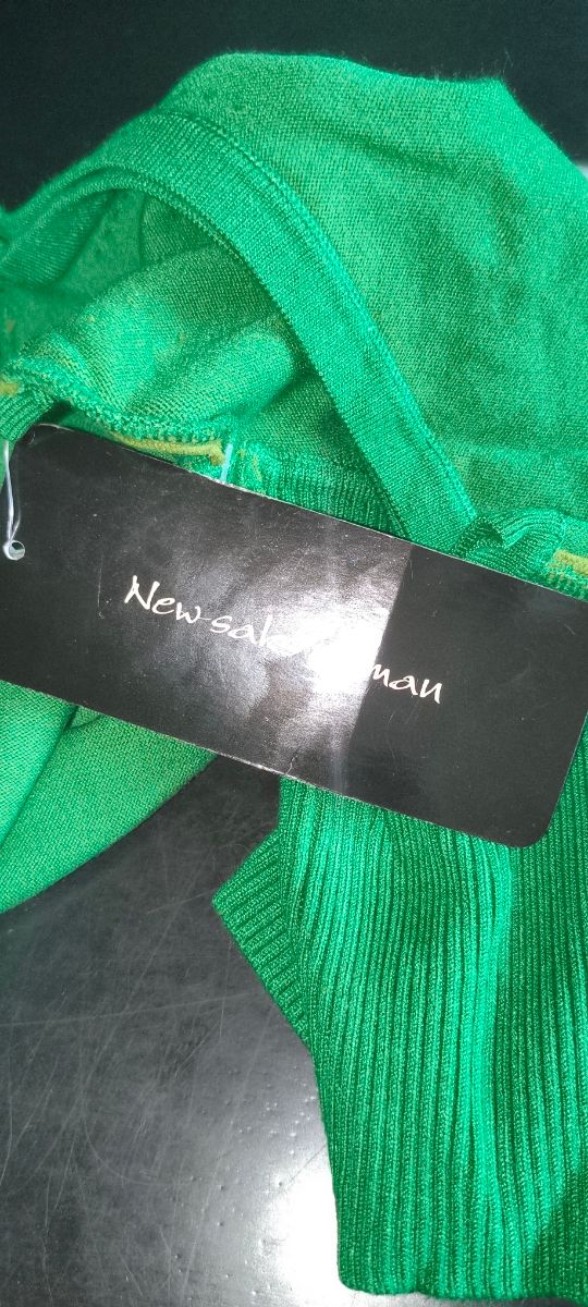 Gilet verde senza maniche