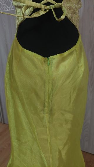 Abito elegante color lime Nuovo taglia 42. 